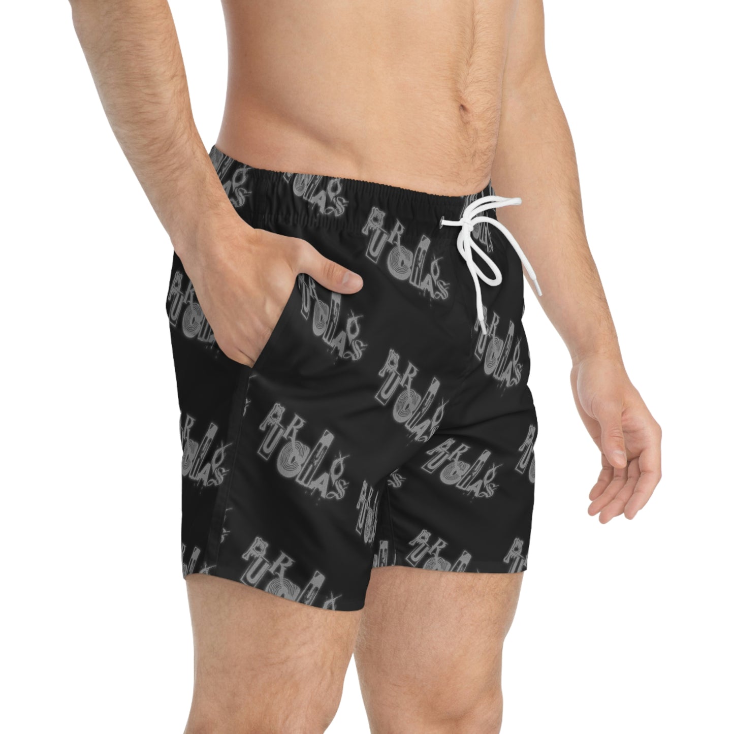 Repeated Ransom Swim Shorts