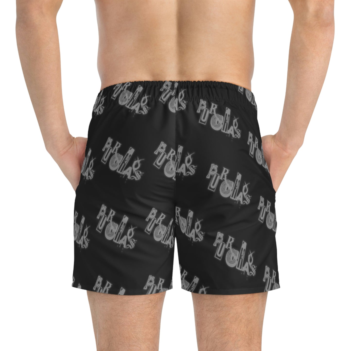 Repeated Ransom Swim Shorts