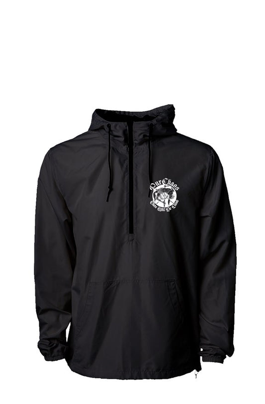 embroidered Pullover Windbreaker